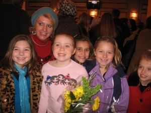 Holly Hubler with Allie Hubler (second from left)