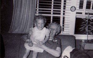 Louis Ohmer Hubler with Marian age three